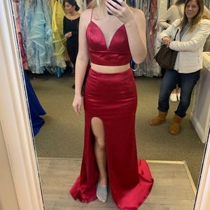 Berry Sherri Hill Dress